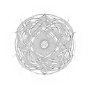 willow tree, dancer, circle, celtic knots, sky tattoo design idea