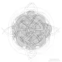 willow tree, dancer, circle, celtic knots, sky tattoo design idea