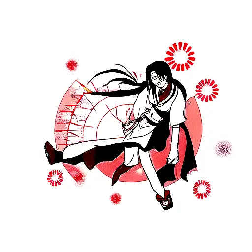 Uchiha Itachi tattoo design idea