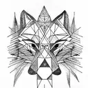 wolf, family, devotion, love tattoo design idea