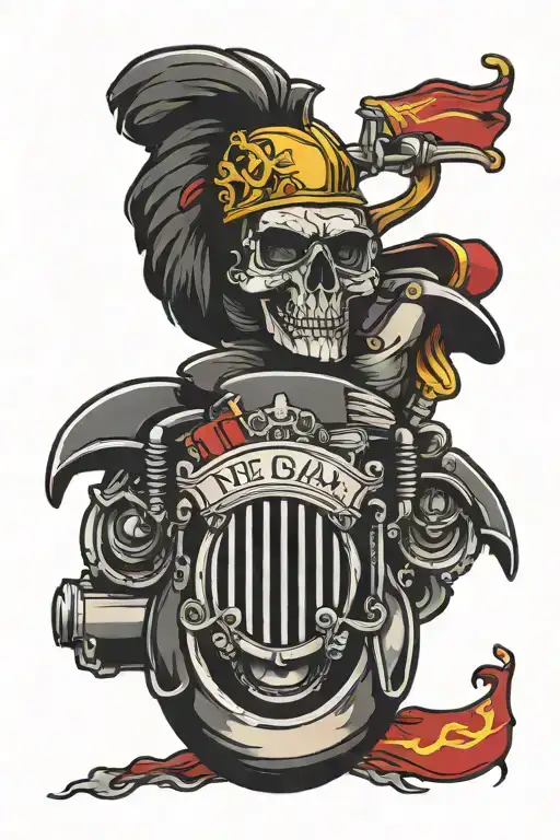 motor, padre, portugal flag spain tattoo design idea
