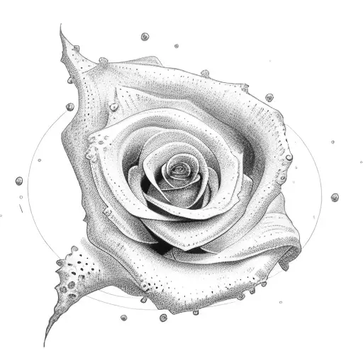 word Allison in a rose tattoo design idea