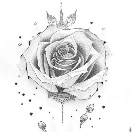 Allison in rose tattoo design idea