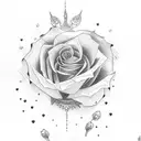 Allison in rose tattoo design idea