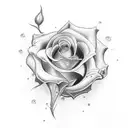 Allison in rose tattoo design idea
