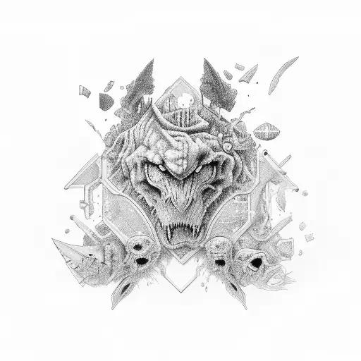 444  tattoo design idea