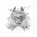 444  tattoo design idea