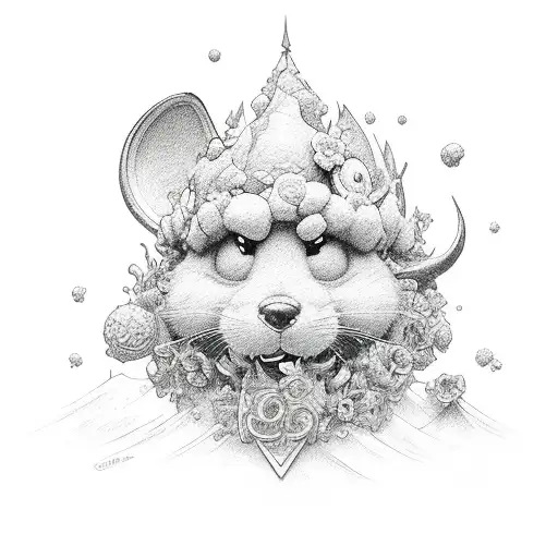 flores de cerezo, disney, playa, motocicletas chopper, copos de nieve tattoo design idea