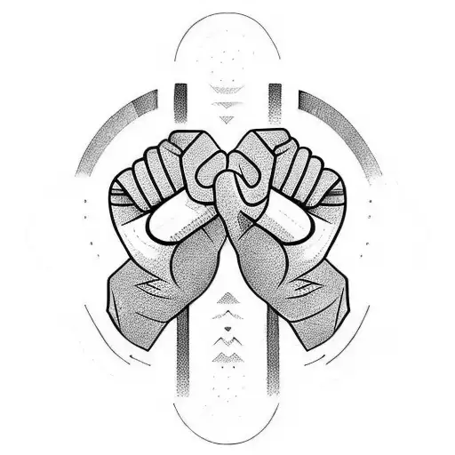 Vector Illustration Of A Clenched Fist Raised Up. Boxing Club Abstract  Emblem Can Be Used As Tattoo. Royalty Free SVG, Cliparts, Vectors, and  Stock Illustration. Image 85271290.
