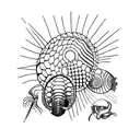 trilobite tattoo design idea