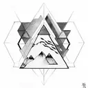 pyramid  tattoo design idea