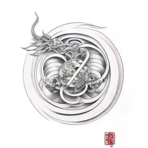 uroboros from full metal alchemist  tattoo design idea