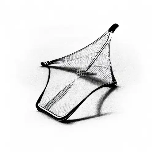 badminton racket, basketball tattoo design idea