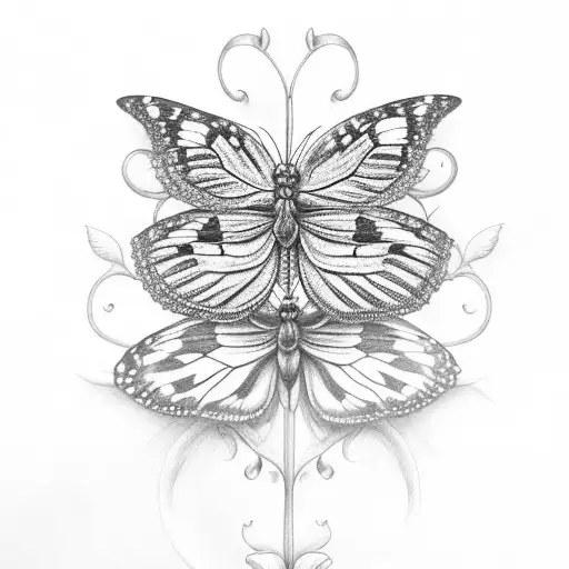 12 butterflies of different sizes with the largest being a monarch butterfly sunflowers calla lily carnation rose  tattoo design idea