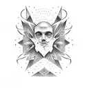polynesich Peace Hand sign tattoo design idea