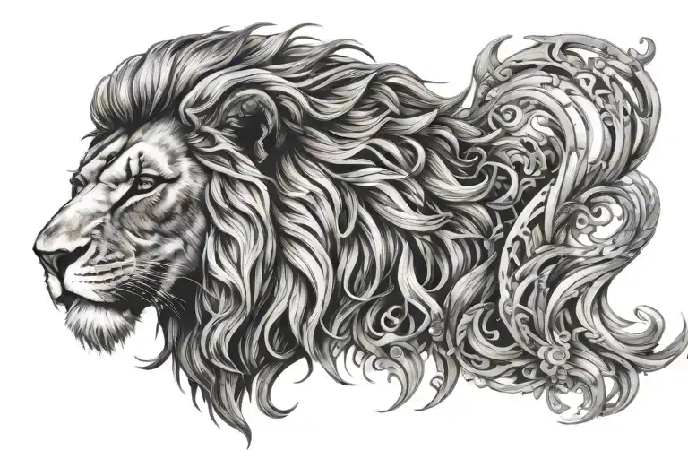 Aslan tattoo design idea