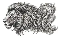 Aslan tattoo design idea