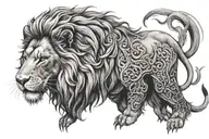 Aslan tattoo design idea