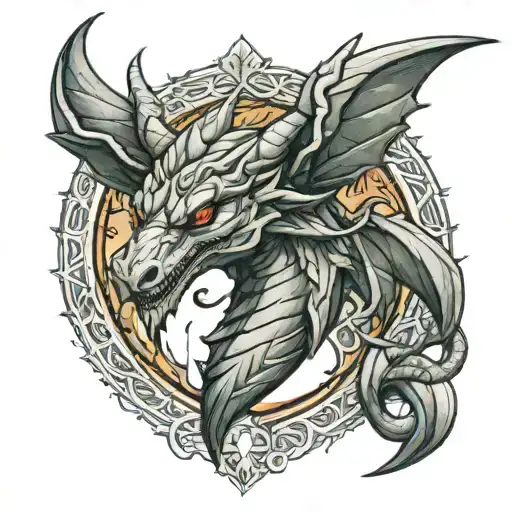 dragon age grey warden tattoo design idea