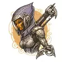 mass effect tali tattoo design idea