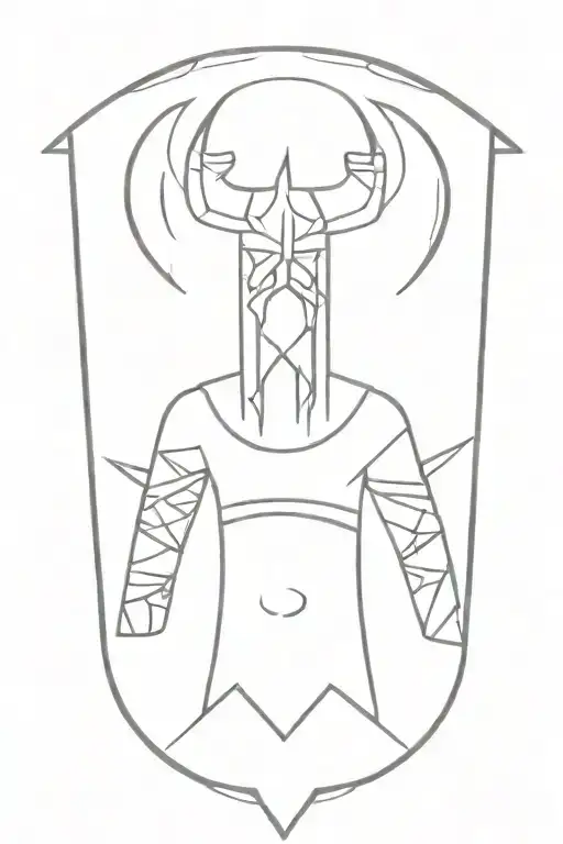 tyr Norse god tattoo design idea