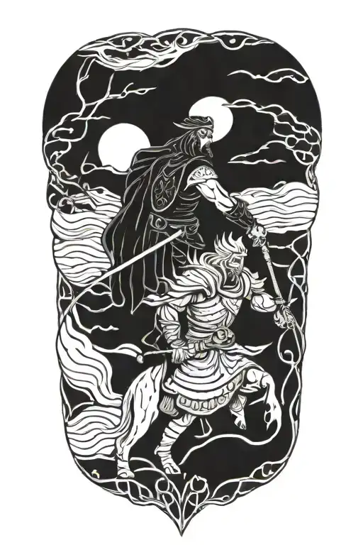 tyr and tiwaz tattoo design idea