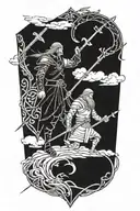 tyr and tiwaz tattoo design idea