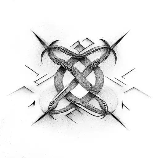 Infinity Symbol with names Cris Anto Jose Ali tattoo design idea