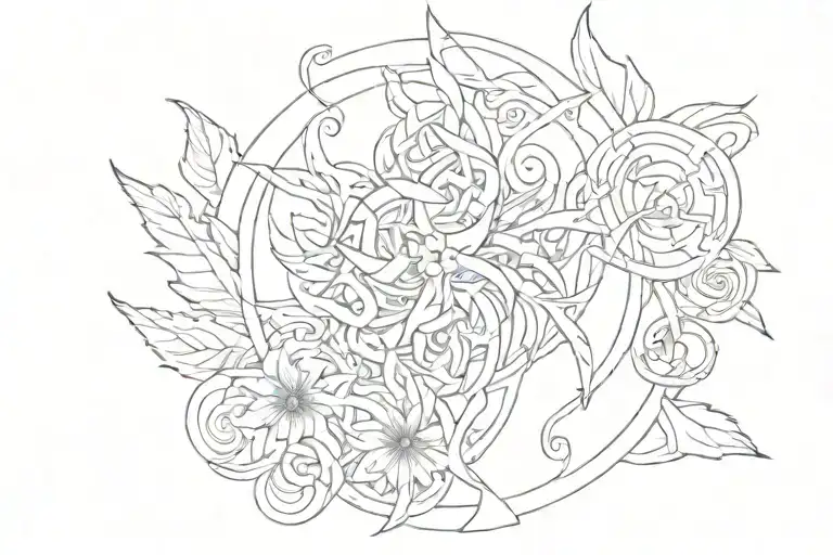 Filler tattoo design idea