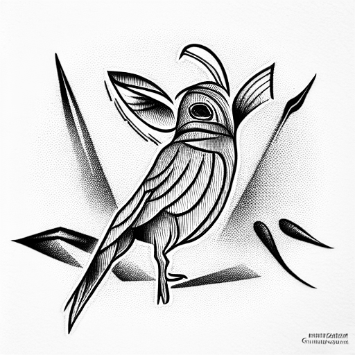 chukar tattoo design idea