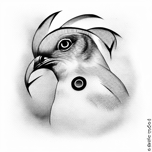 chukar tattoo design idea
