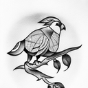 chukar tattoo design idea