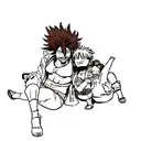 Doflamingo And Eustass Kid tattoo design idea