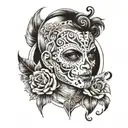 Scary tattoo design idea