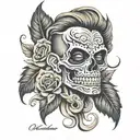 Scary tattoo design idea