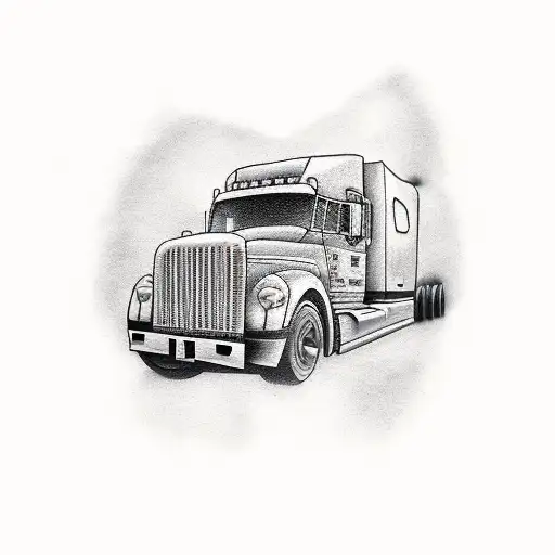 Realistic Truck Front View Stock Vector (Royalty Free) 748888564 |  Shutterstock