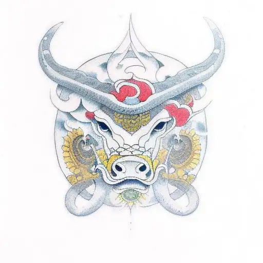 Taurus  tattoo design idea