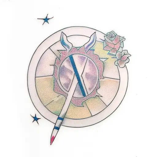 bite marks around name naomi tattoo design idea