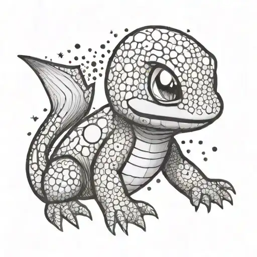 charmander Pokemon tattoo design idea