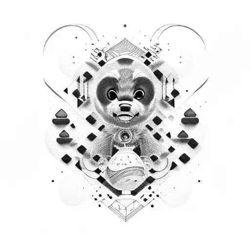 boo bee tattoo design idea