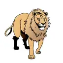 Lion tattoo design idea