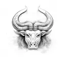 Taurus tattoo design idea