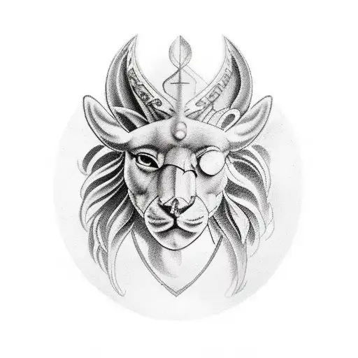 Apollo playing the lyre tattoo design idea