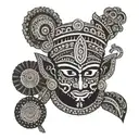 theyyam  tattoo design idea