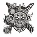 theyyam  tattoo design idea