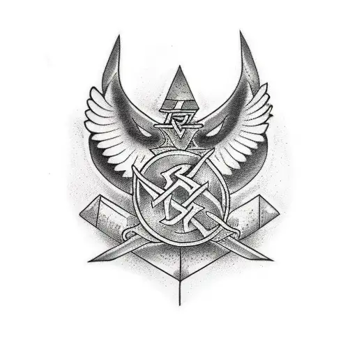 Norse rune Eir tattoo design idea