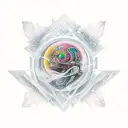 cosmic tattoo design idea