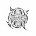 Cherry tattoo design idea