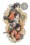 Naruto Sasuke Itachi tattoo design idea