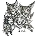 3 best friend tattoo tattoo design idea